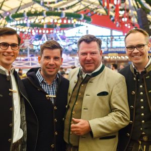 Deputy Mayor Josef Schmid with the Bits & Pretzels organizers