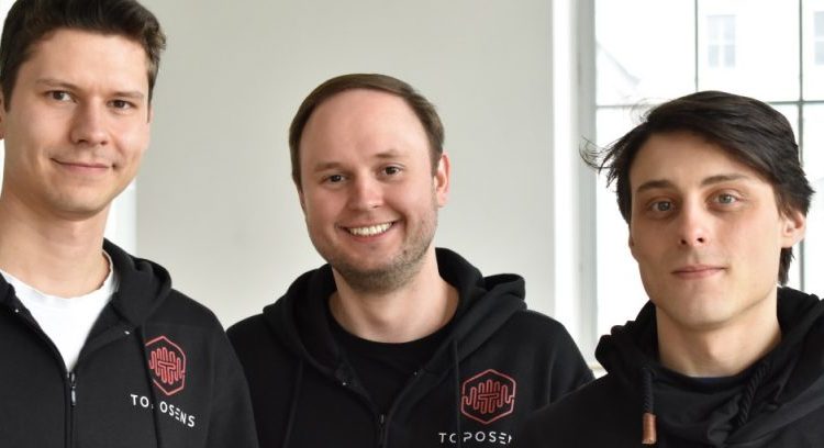 Toposens founders Tobias Bahnemann, Alexander Rudoy und Rinaldo Persichini © Toposens